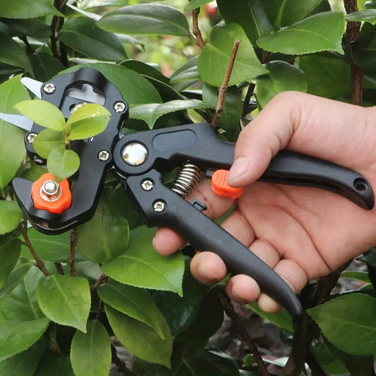 Pro Pruning Shears Garden Grafting Tool Kit | Easy Fruit Tree Scissor Cutter | Replaceable Blades, Save Time & Effort for Precision Branch Graftings