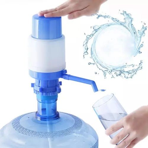 Manual Water Bottle Pump | Hand-Pressure Drinking Fountain Gallon Jugs | Portable for Home  Travel Bottled Kitchen Utensils Detachable Plastic Cup Mug