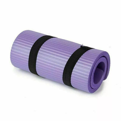 Non-Slip 15mm Thick Yoga Mat for Home Gym - Durable Pilates Floor Exercise Pad, Fitness Knee Cushion, Soft & Stable for Balance & Comfort