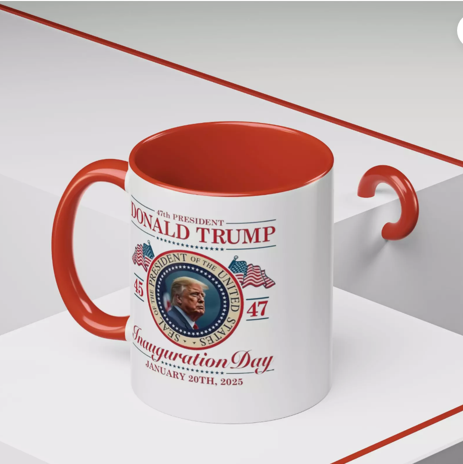 Donald Trump 45Th & 47Th President Inauguration Mug January 2025 Commemorative