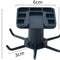 2Pcs under Cabinet Utensil Holder 360° Rotatable Kitchen Hook Organizer Rack USA