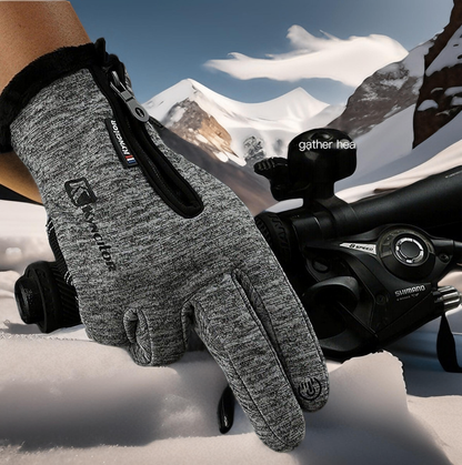 Thermal Waterproof Windproof Winter Gloves for Men & Women – Touch Screen Compatible, Small Size