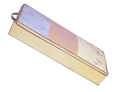 Trending Under Bed Storage Bags 2-Pack | Flexible Zippered Fabric Organizers w/ Transparent Top, Breathable, Eco-Friendly & Durable Design