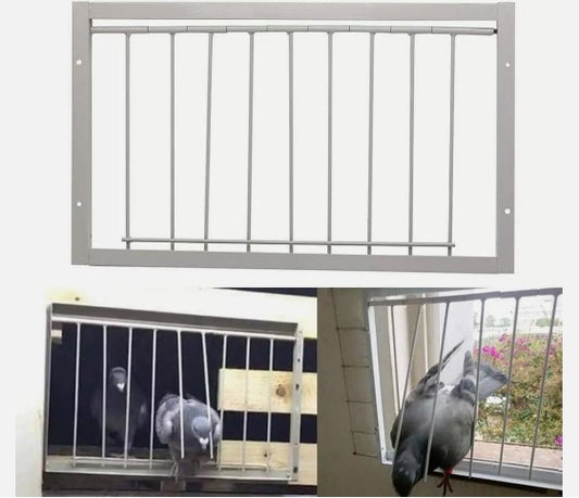 Door Traps Durable Iron Pigeon Loft Entry Door – Easy Install Bird Cage Door for Show, Carrier, Racing, and Meat Pigeons – Convenient One-Way Entrance