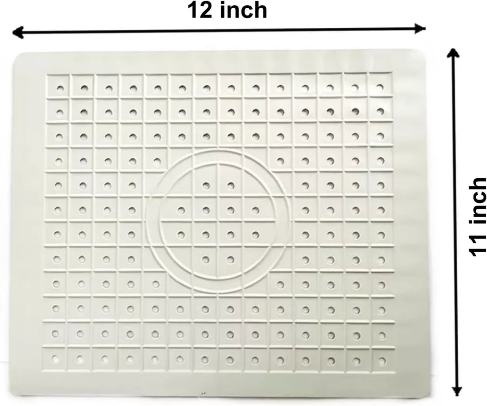 Kitchen Sink Mat 2 Pack - Non-Slip Rubber Protector 10"x12", Drain Pad to Prevent Scratches & Breaks, Durable Sink Liner for Dishes & Glassware