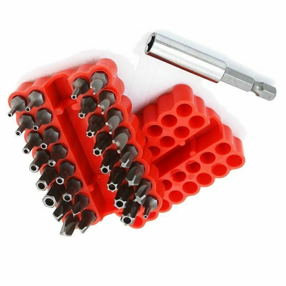 Tamper Proof Torx Hex Bit Set - 34pc Security Screwdriver Kit with Magnetic Holder, CR-V Durable Design for Electronics, Vehicles & DIY Repairs