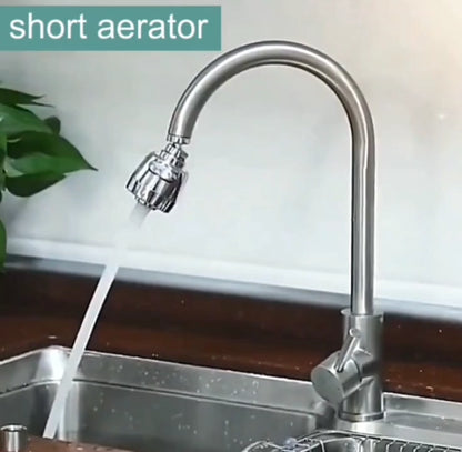 2 X Rotating 360° Faucet Movable Kitchen Tap Head Water Saving Nozzle Sprayer