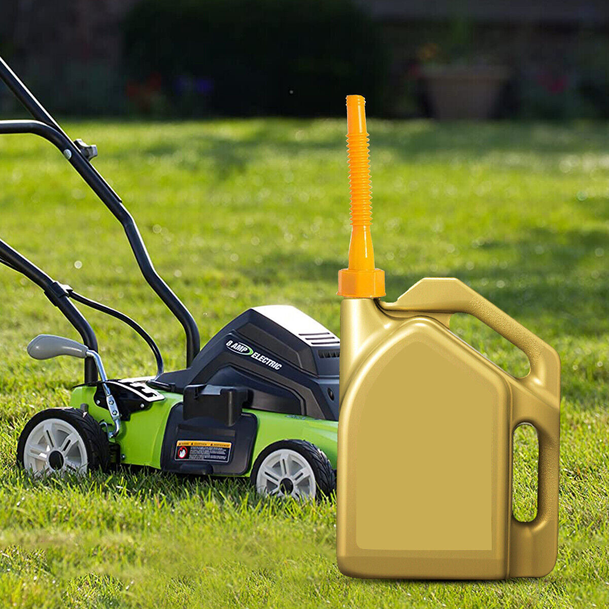 Gas Can Spout Replacement Kit - No Spill Nozzle, Flexible Fuel Spout, Vent Caps & Durable Gasket for 1/2/5/10 Gallon Plastic Gas Cans – Easy Install