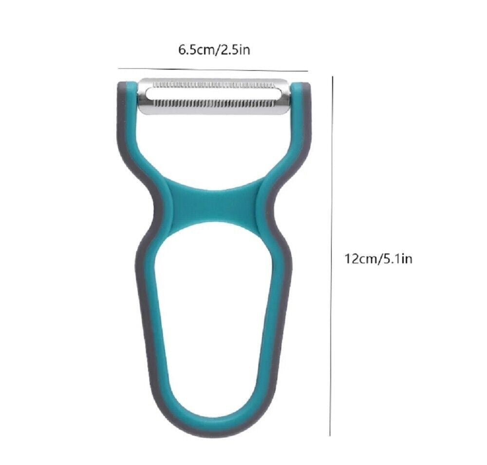 Kitchen Gadgets 3-Piece Stainless Steel Vegetable Peeler Set – Sharp Swivel Peelers for Effortless Peeling of Potatoes, Apples & More