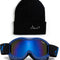 Snowboard Goggles - Anti-Fog UV Lens, Ski Beanie Style, Winter Sports Gear for Boys & Girls - Durable, Comfortable, Helmet-Compatible Goggles