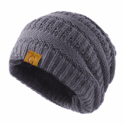 Women'S Men Knit Slouchy Baggy Beanie Oversize Winter Hat Ski Fleece Slouchy Cap