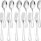 Aesthetic Silverware Set for 6 – 12PC Stainless Steel Forks & Spoons Durable, Rust-Resistant, Dishwasher Safe – Perfect for Home, Dining & Events!