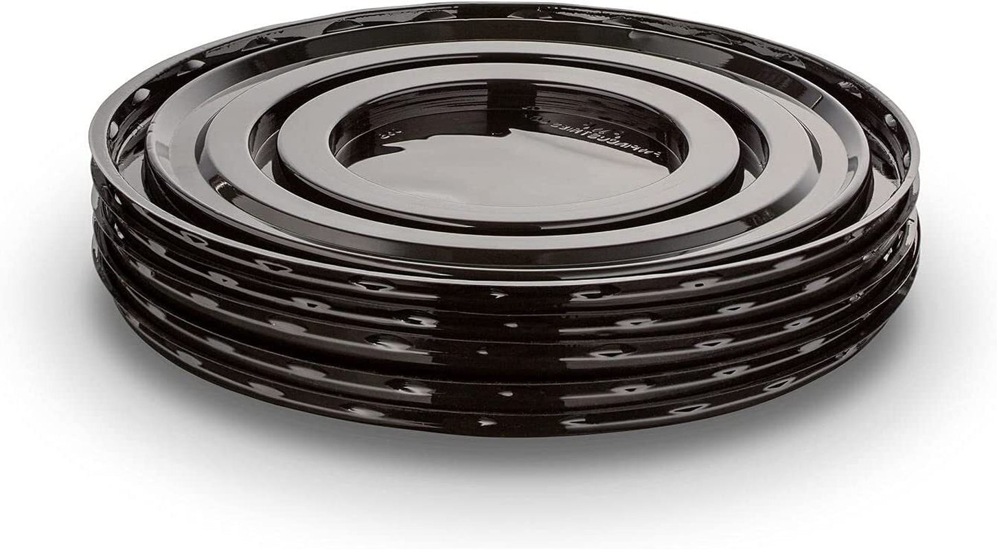 MT Products Plastic Cake Container with Clear Dome Cover 6" round - Pack of 5