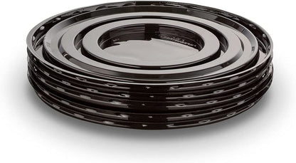 MT Products Plastic Cake Container with Clear Dome Cover 6" round - Pack of 5