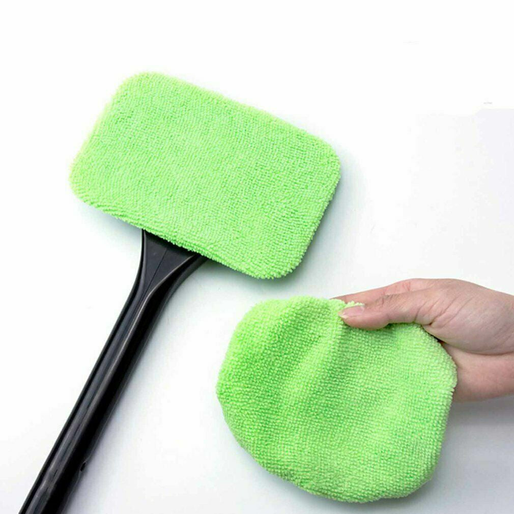 Microfiber Windshield Clean Car Auto Wiper Cleaner Glass Window Tool Brush Kit