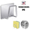 4Pcs Stainless Steel Adhesive Sponge Holder Sink Caddy for Kitchen Accessories
