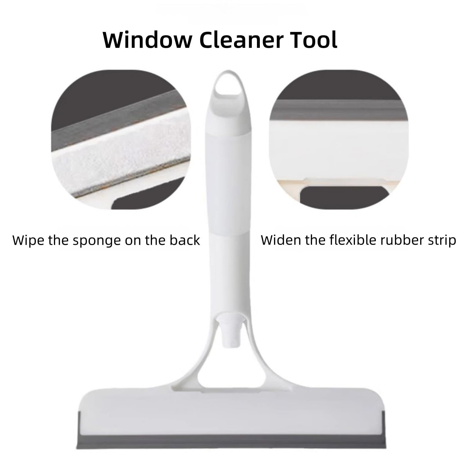 3-In-1 Window Cleaning Multi-Tool, Glass Hanging Knife with Spray