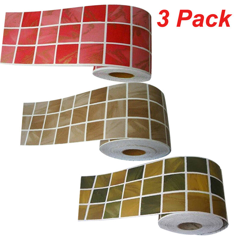 Self Adhesive Mosaic Backsplash Waterproof 3D Wall Sticker Kitchen Wall Stickers