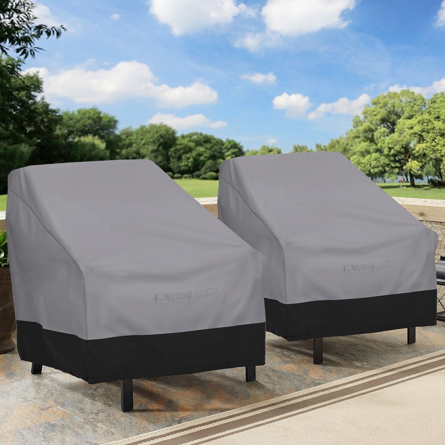Waterproof Patio Chair Cover Outdoor Garden Lawn Furniture Storage Sun Protector