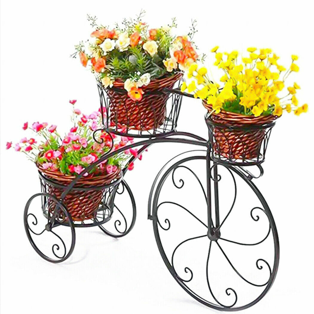 Thick Multi Tier Metal Plant Stand Display Bonsai Shelf Home Garden Patio Room