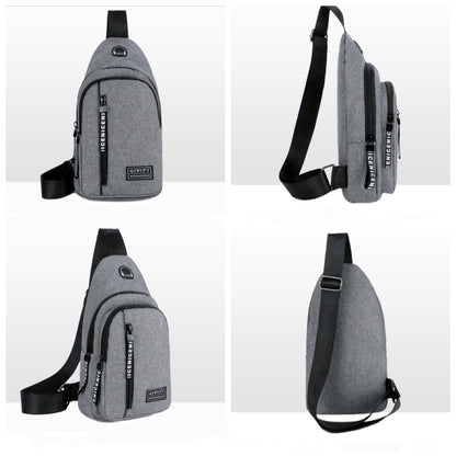 Mens Sling Bag Cross Body Handbag Chest Bag Shoulder Pack Sports Travel Backpack