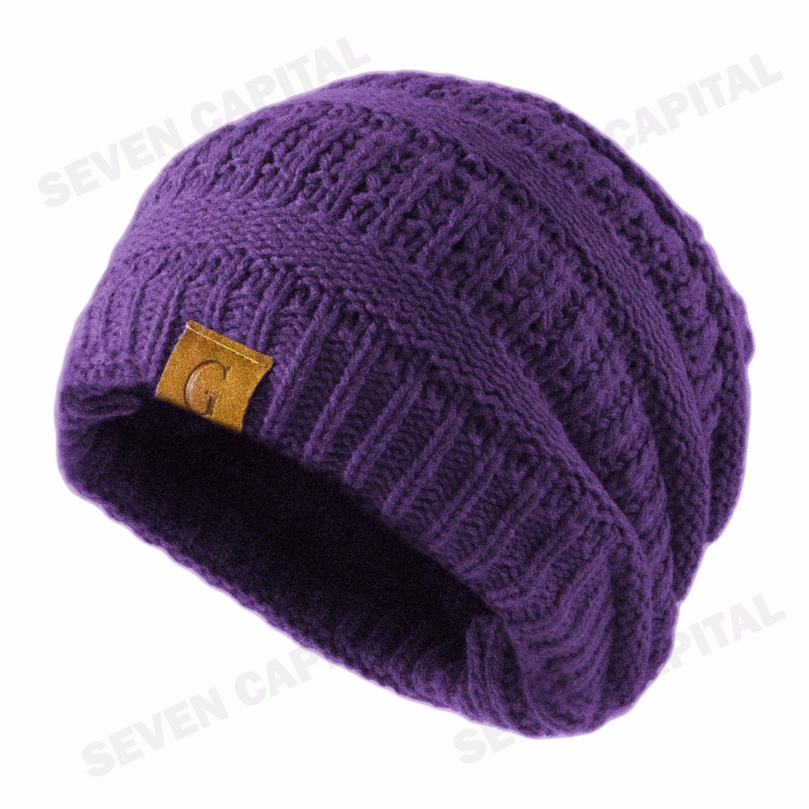 Women'S Men Knit Slouchy Baggy Beanie Oversize Winter Hat Ski Fleece Slouchy Cap