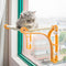 Cat Window Hammock Perch Seat - Strong Suction Cups, Breathable Canvas, Durable Design, Perfect Sunbathing & Birdwatching Spot for Your Furry Friend!