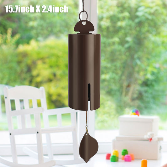 Outdoor Serenity – Heroic Metal Wind Chimes with Deep Resonance Bell | Calming Sound for Gardens, Patios & Homes | TikTok Relaxation Decor