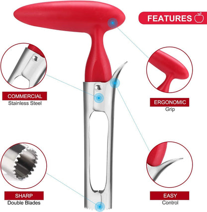 12-Blade Apple Slicer Stainless Steel Ultra-Sharp Apple Corer New