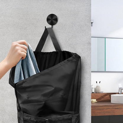 Large Laundry Backpack Bag, Heavy Duty Dirty Clothes Hamper Drawstring Closure