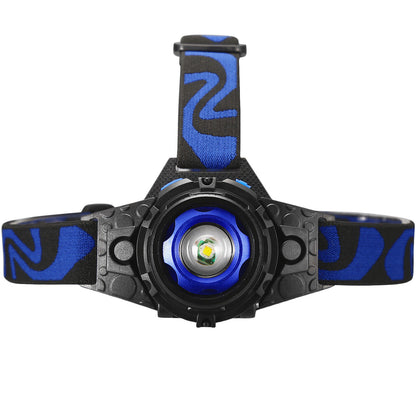 Tactical Headlight Rechargeable LED Headlamp+Batt+