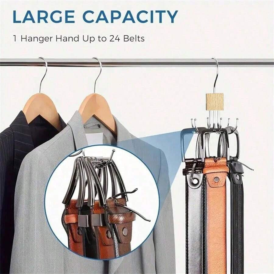 1 Pc Hanger Belt Organizer Rack Space Saving Closet Organizer Hooks for Home New