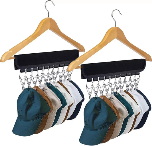 Shelf Base to Put Hold Hang 10 Caps Hats Caps Organizer Closet Coat Rack Storage