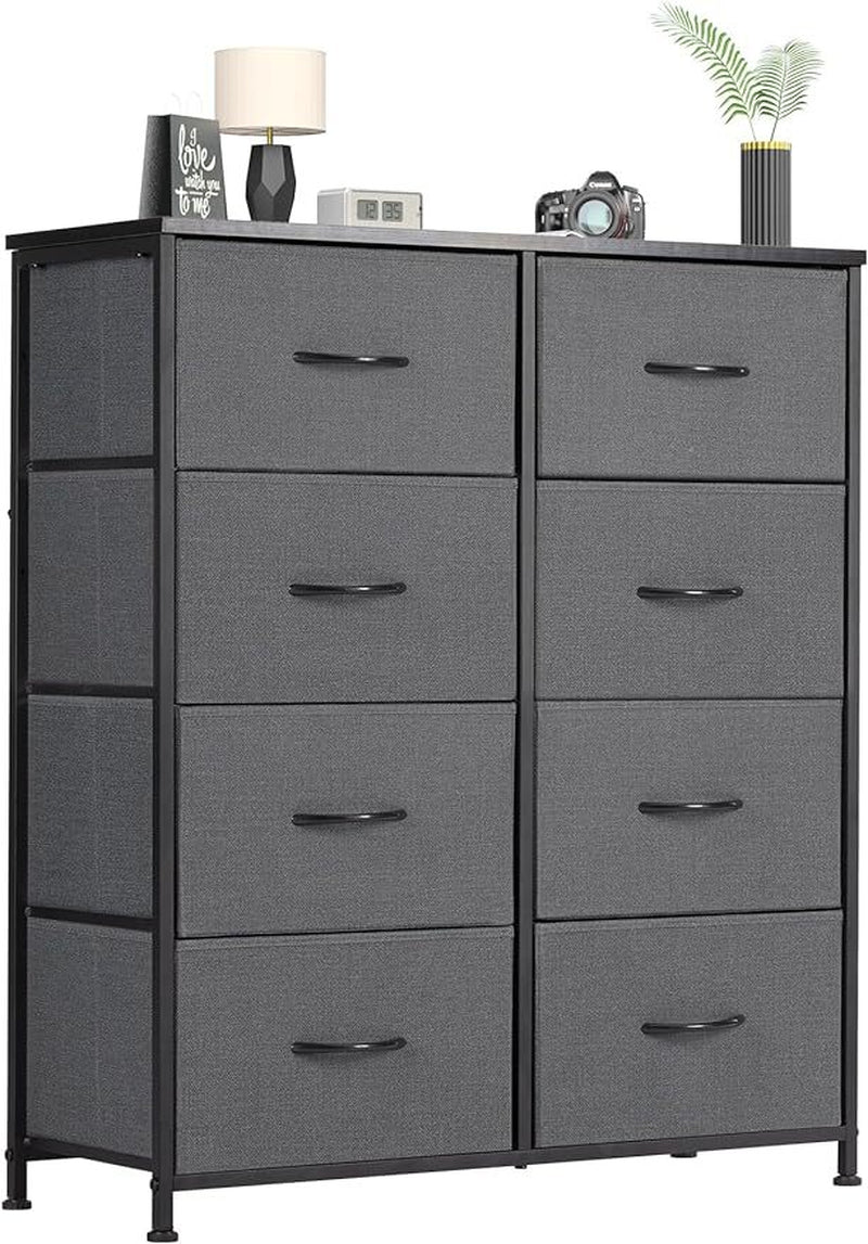 8 Drawers Dresser for Bedroom Organizer Storage Drawers Fabric Chest of Drawers