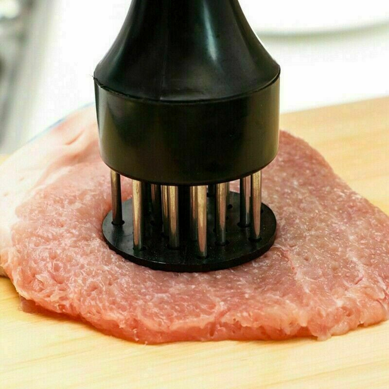 Professional Meat Tenderizer Stainless Steel Needle Cooking Hammer Kitchen Tool