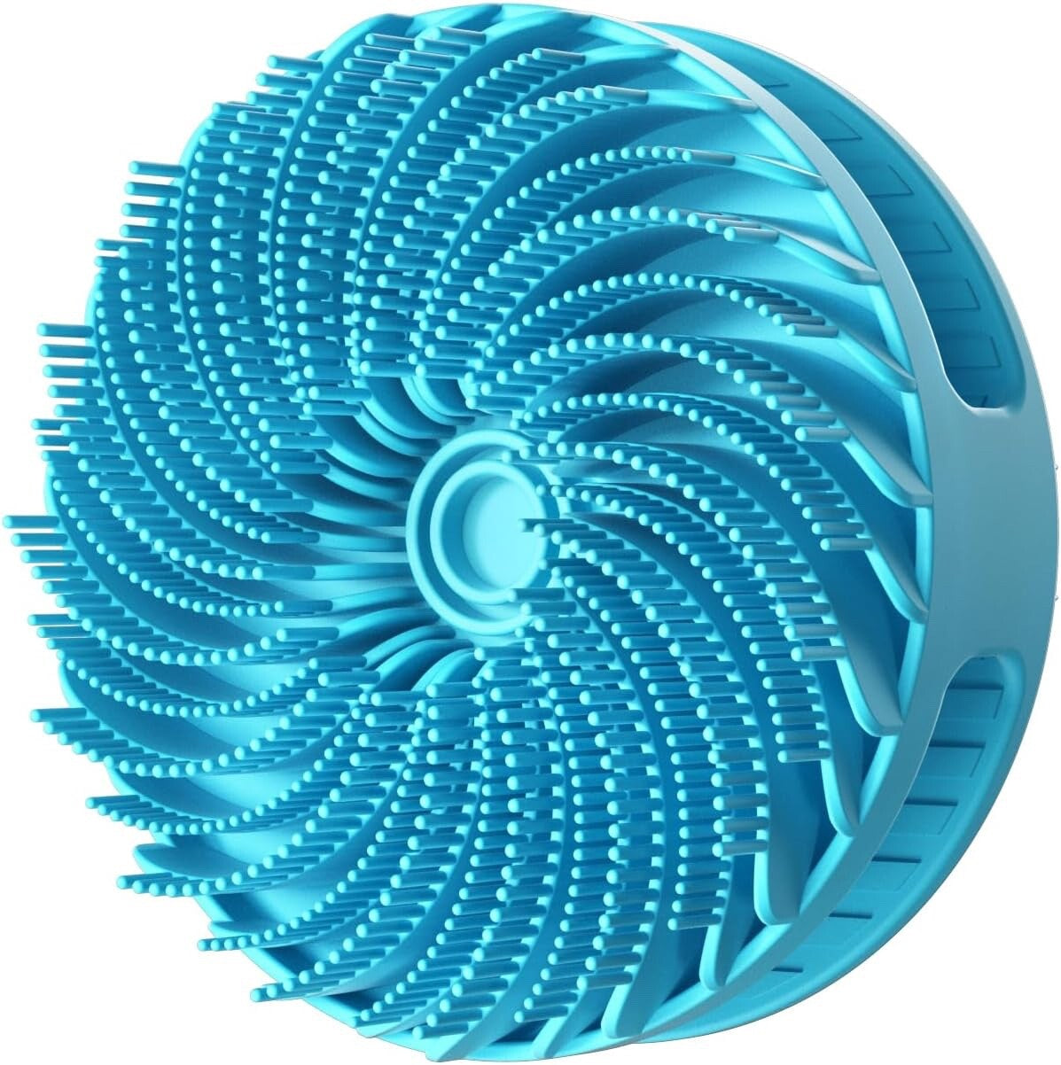 2 in 1 Silicone Body Shower Scrubber Wash Exfoliator Brush Scalp Massager USA