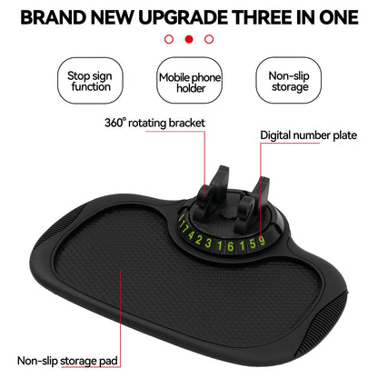 Multi-Function Car Anti-Slip Mat Phone Holder Pad Dashboard Universal