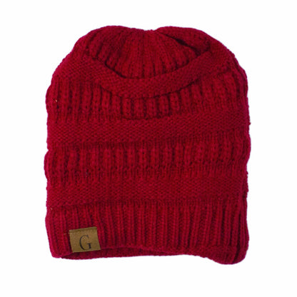 Women'S Men Knit Slouchy Baggy Beanie Oversize Winter Hat Ski Fleece Slouchy Cap