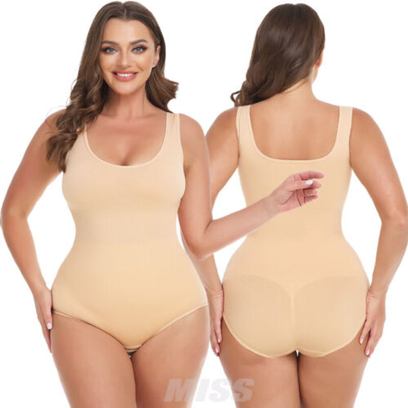 Thong Shapewear Bodysuit for Women | Tummy Control Snatched Seamless Full Body Shaper | Instant Waist Slim Curve Enhancing for Dresses & Everyday Use