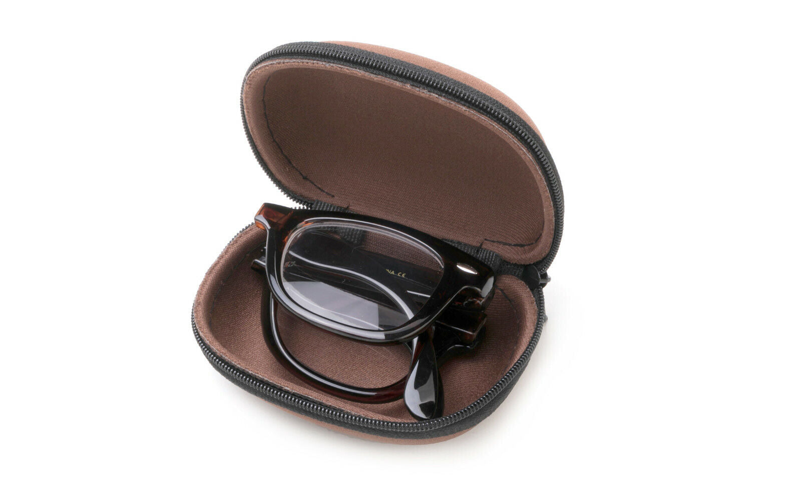 Compact Foldable Reading Glasses w/ Carry Case | Stylish Retro Readers for Men & Women | Classic Folding Design | Portable & Lightweight