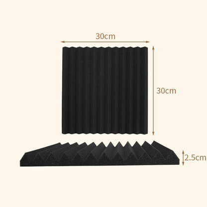 Foam Home, Premium Acoustic Foam Panels - Soundproofing, Noise Reduction & Easy Install | Studio, Home, & Office