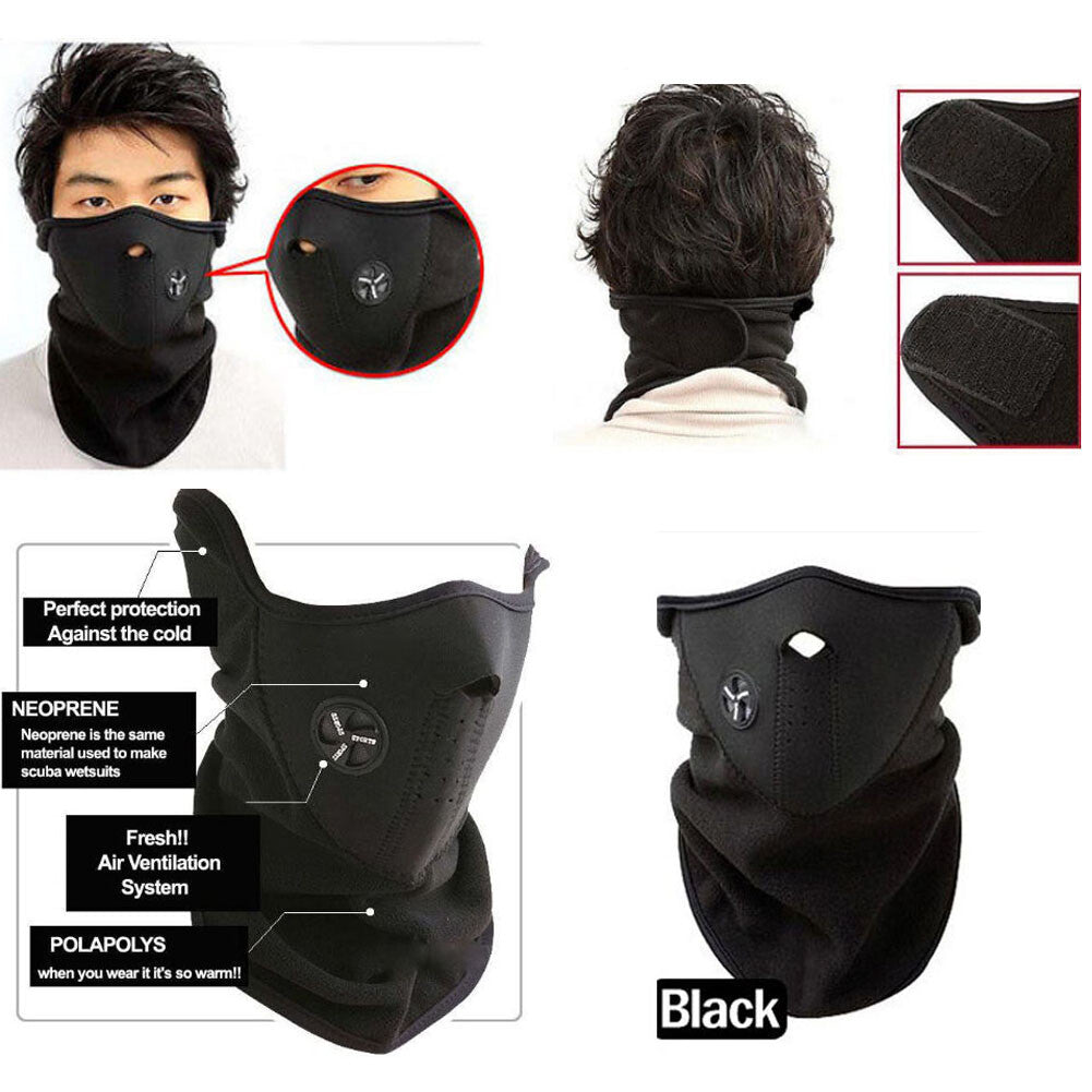 Winter Balaclava Outdoor Ski Cycling Face Mask Neck Warm Thermal Fleece Scarf