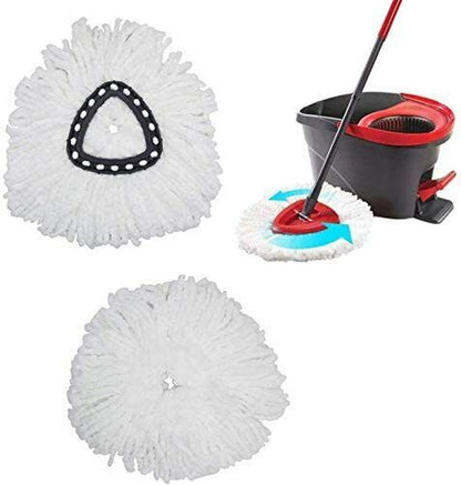 Spin Mop Refill 3X Replacement Microfiber Mop Head Easy Clean Wring Refill for O-Cedar Spin Mop