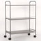 3 Shelf Wide Utility Storage Cart Gray - Room Essentials