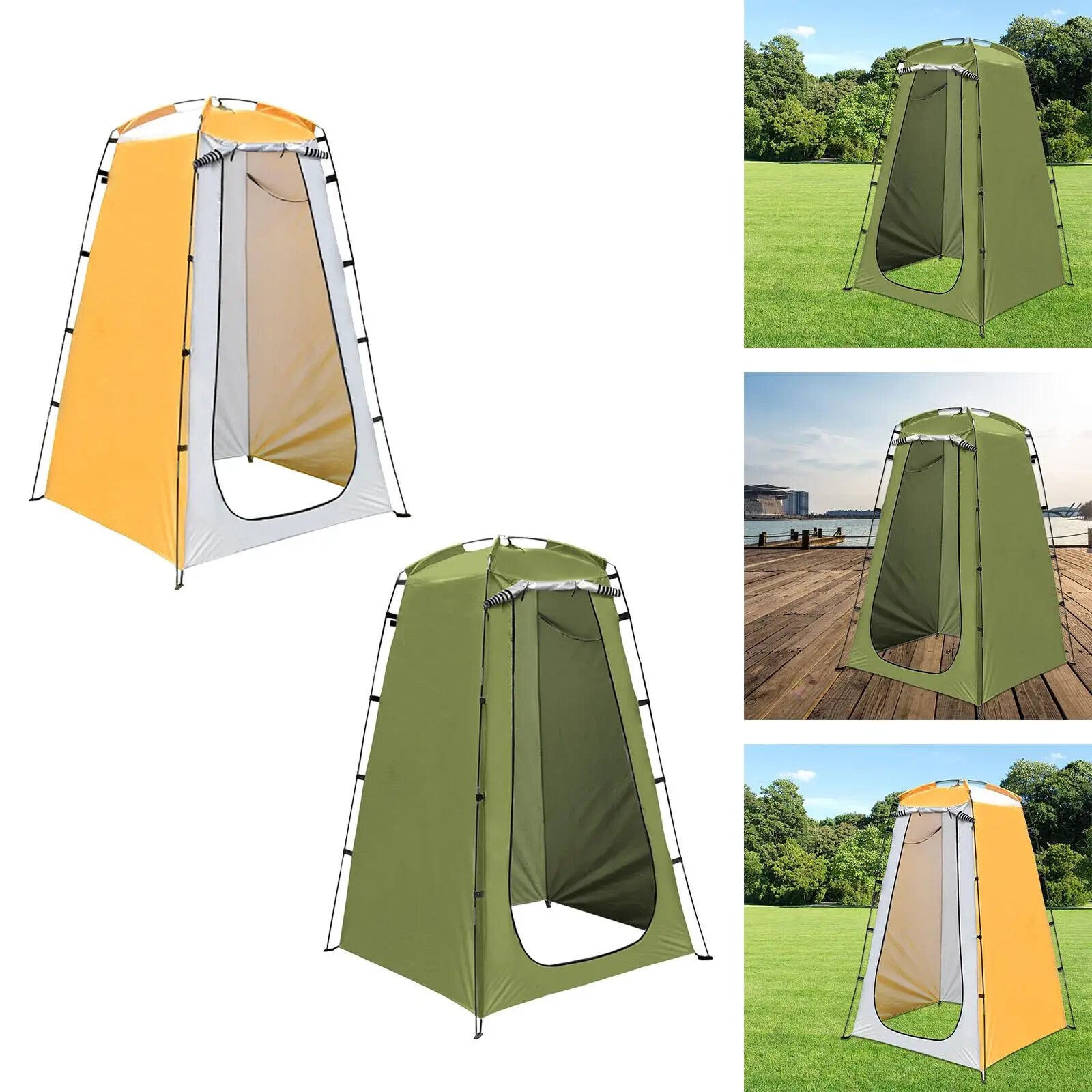Pop up Shower Tent Outdoor Camp Tent Privacy Shower Toilet Changing Hiking