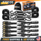 4 Pack 1"X 17' Ratchet Tie down Straps Kit 2200Lbs Heavy Duty for Cargo, Black