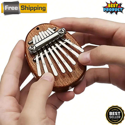 8 Key Mini Kalimba Exquisite Finger Thumb Piano Marimba Musical Good Accessory