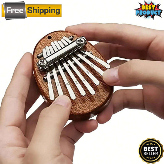 8 Key Mini Kalimba Exquisite Finger Thumb Piano Marimba Musical Good Accessory