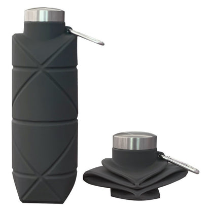 Collapsible Water Bottle,Bpa Free Silicone Reusable Foldable Travel Water Bottle