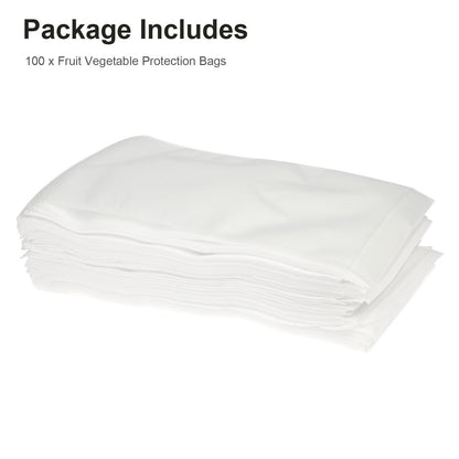 100/200PCS Grape Protection Bags Fruit Vegetable Mesh Bag against Pest Anti-Bird